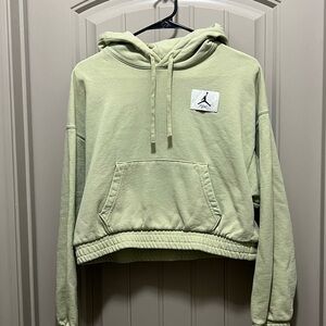 Jordan Olive Green Loose Fit Hoodie